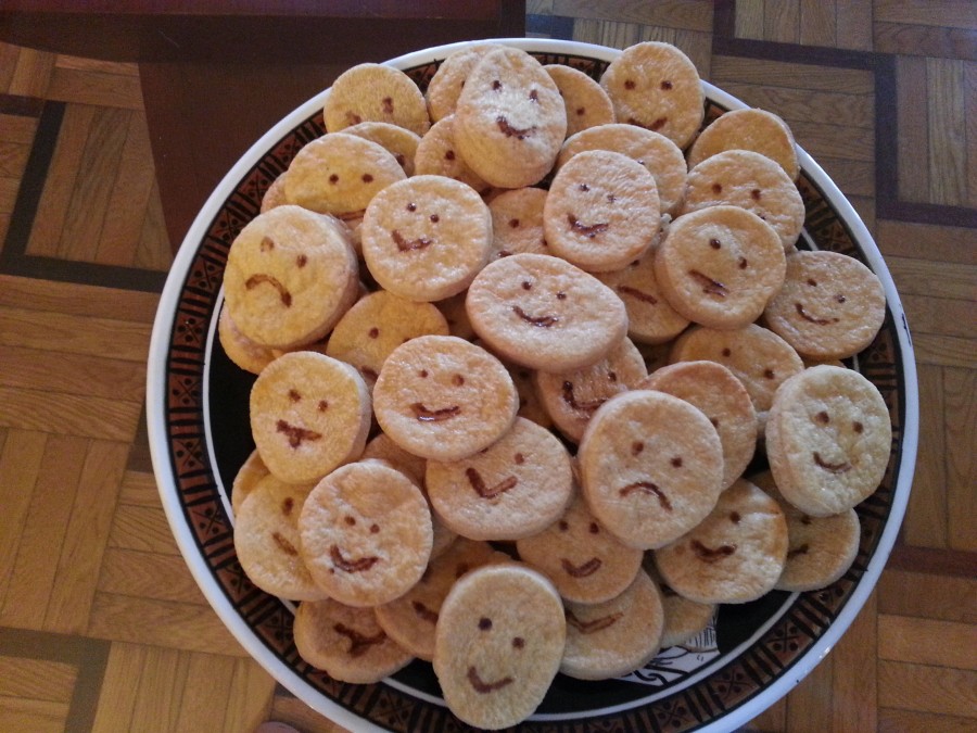 Biscotti salati “smile”: uno scherzo gustoso