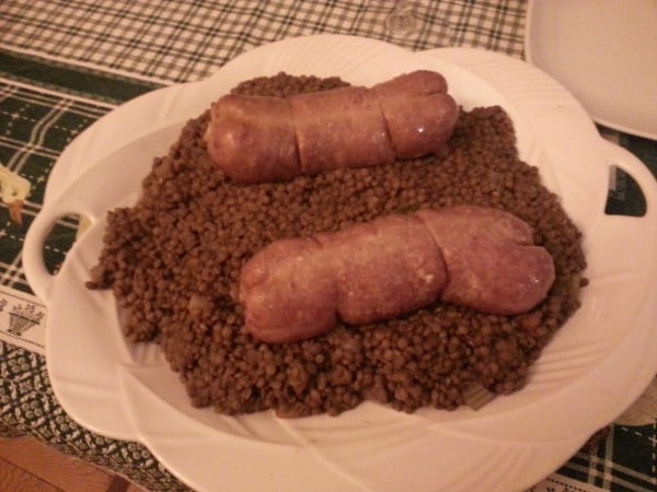 Cotechino con lenticchie