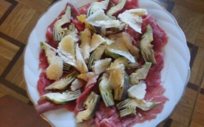 Carpaccio con carciofi