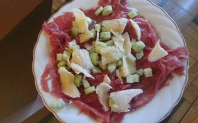 Carpaccio con sedano