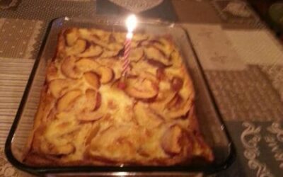 Clafoutis alle pesche